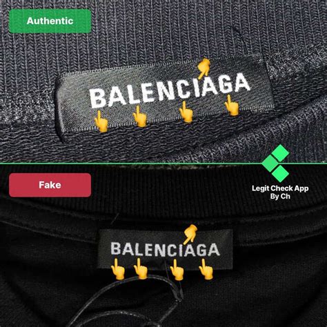 fake balenciaga mens clothing - Balenciaga t shirt tag.